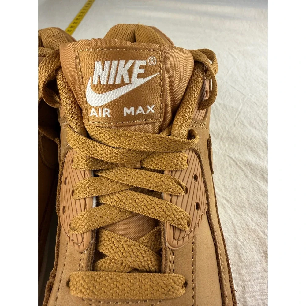 Nike Air Max 90 Sneakers 7Y 8.5-Women 7-Men Tan HF6358-200 Wheat Preppy Casual